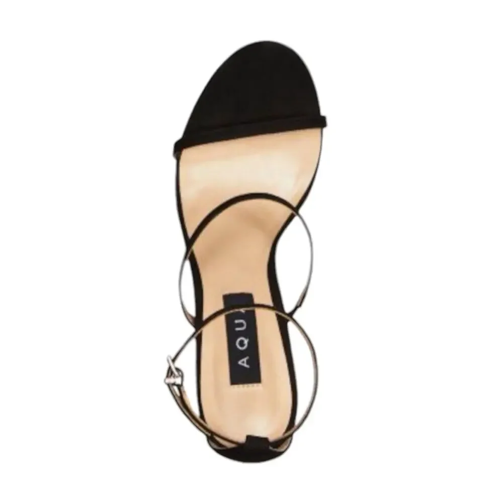 Aqua Jenni Strappy Flared Heels Ankle Strap NEW Size 10 Elegant Dressy Evening